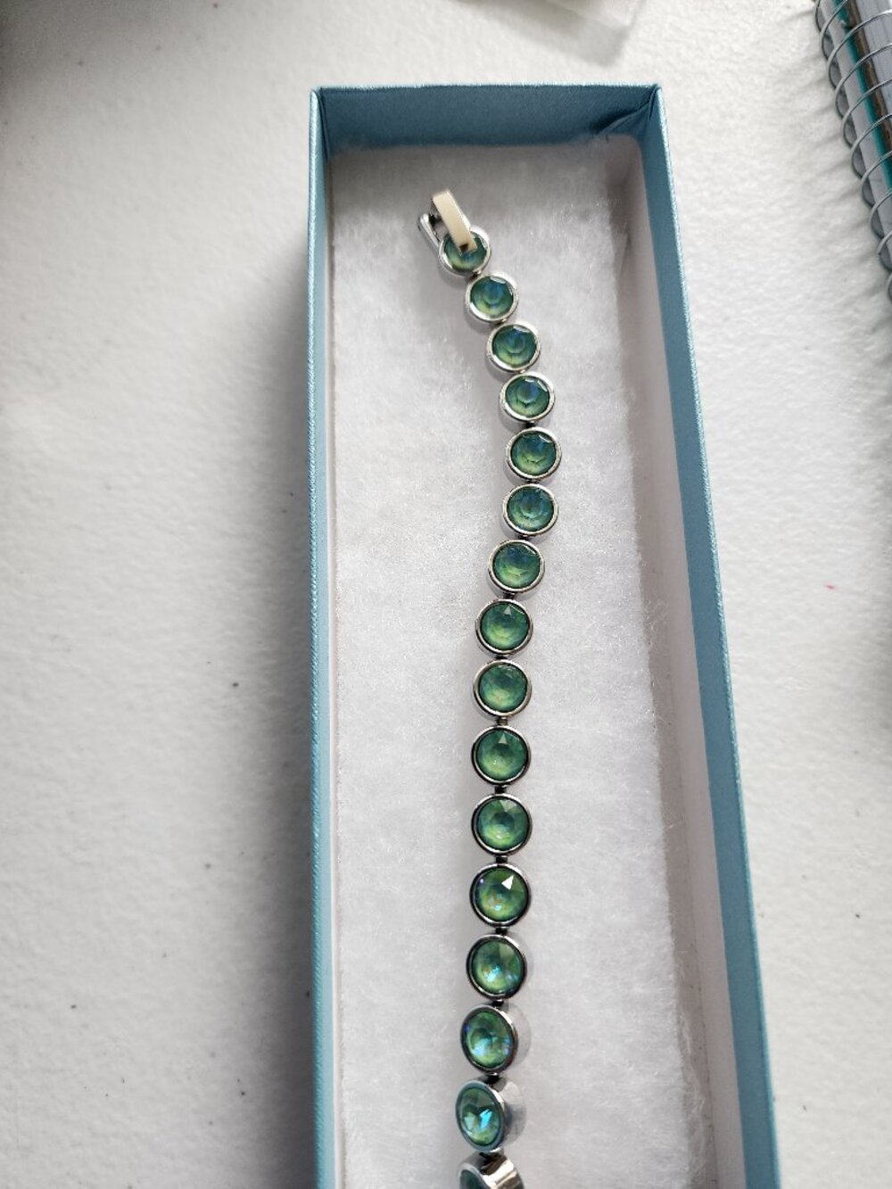 Touchstone Crystal Ice Bracelet Silky Sage Delite